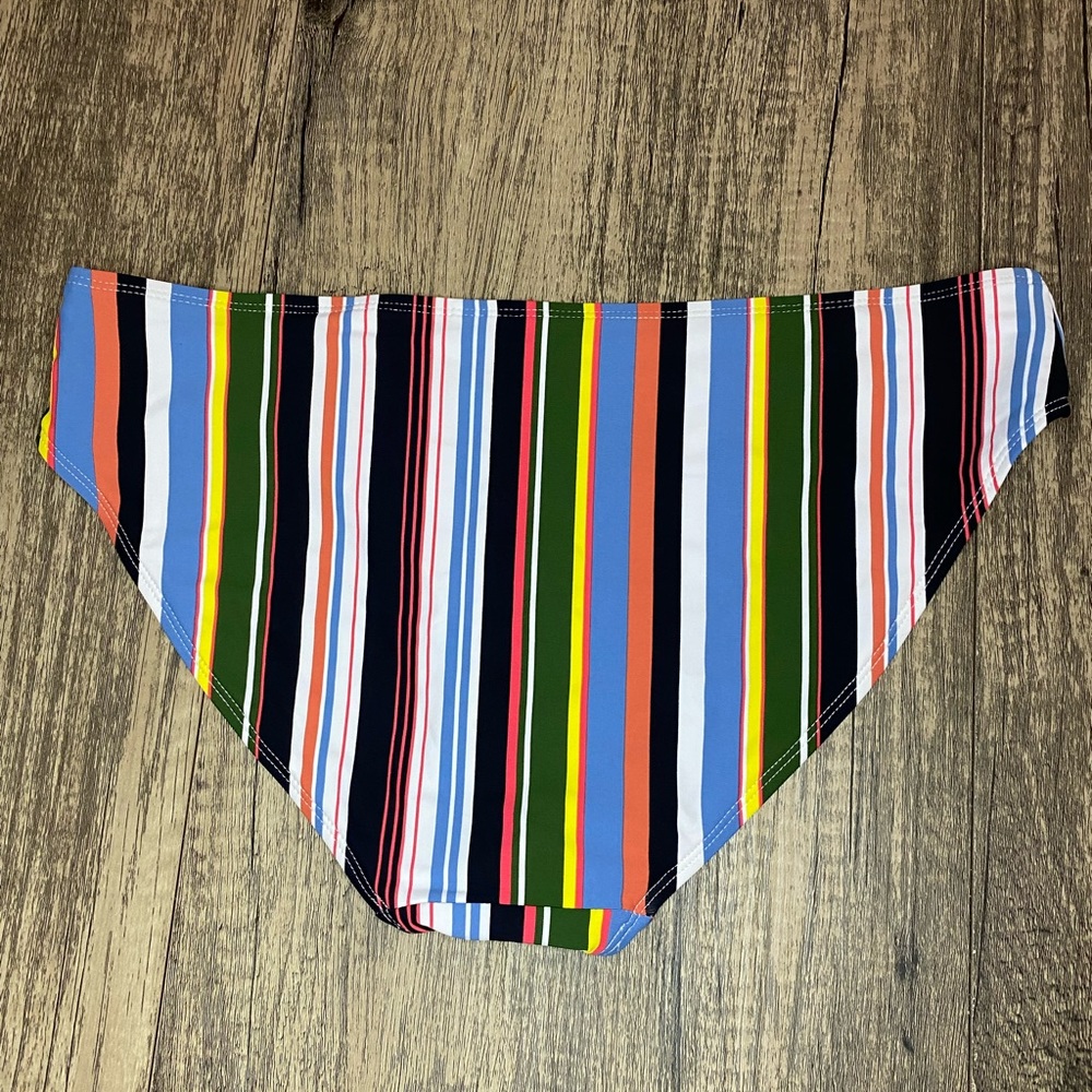 Anne Cole Comic Stripe Bikini Bottom (Multi, XL)